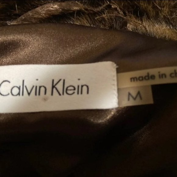 Faux Fur Wrap/Shawl Camel Color Size M - Picture 5 of 6